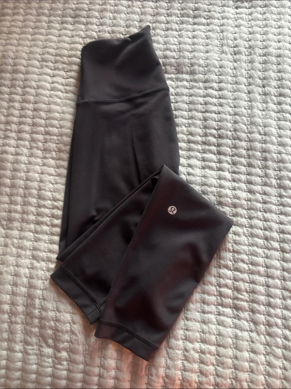 lululemon athletica Black High-Rise Leggings with Logo